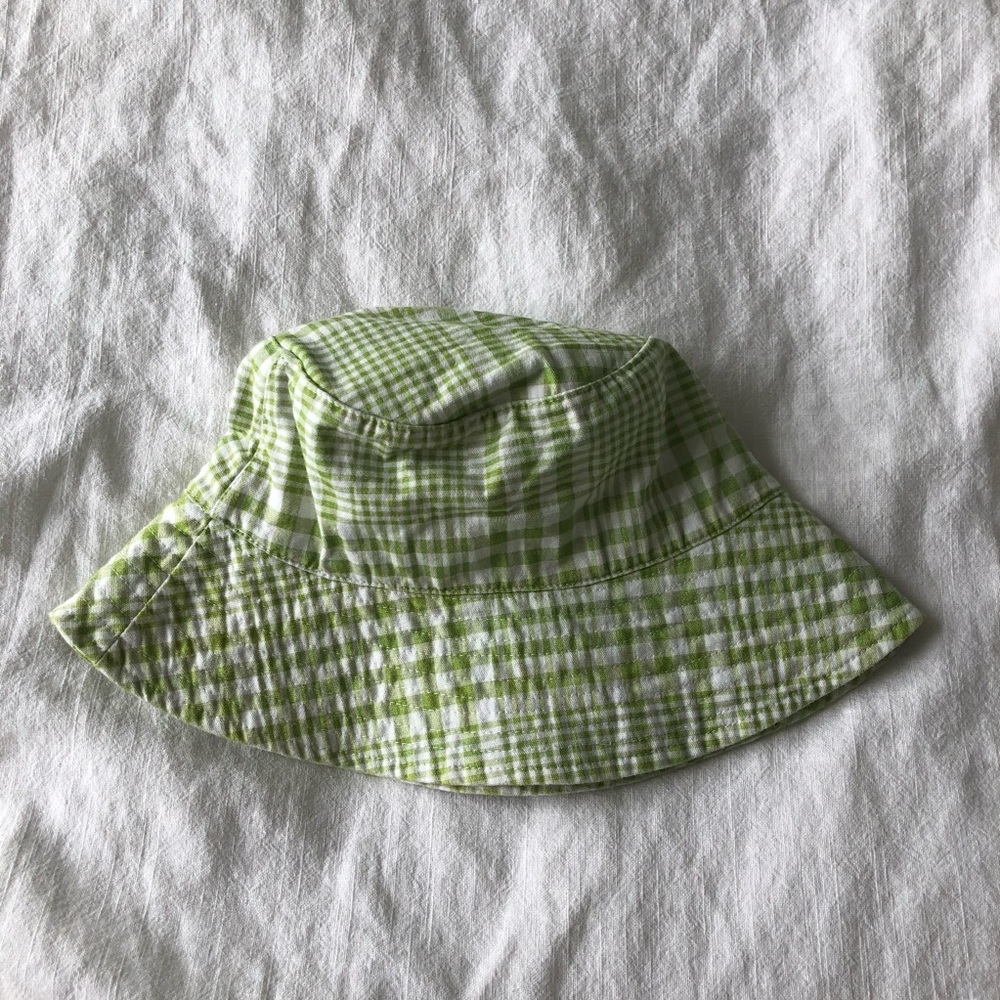 Urban outfitters gingham bucket hat